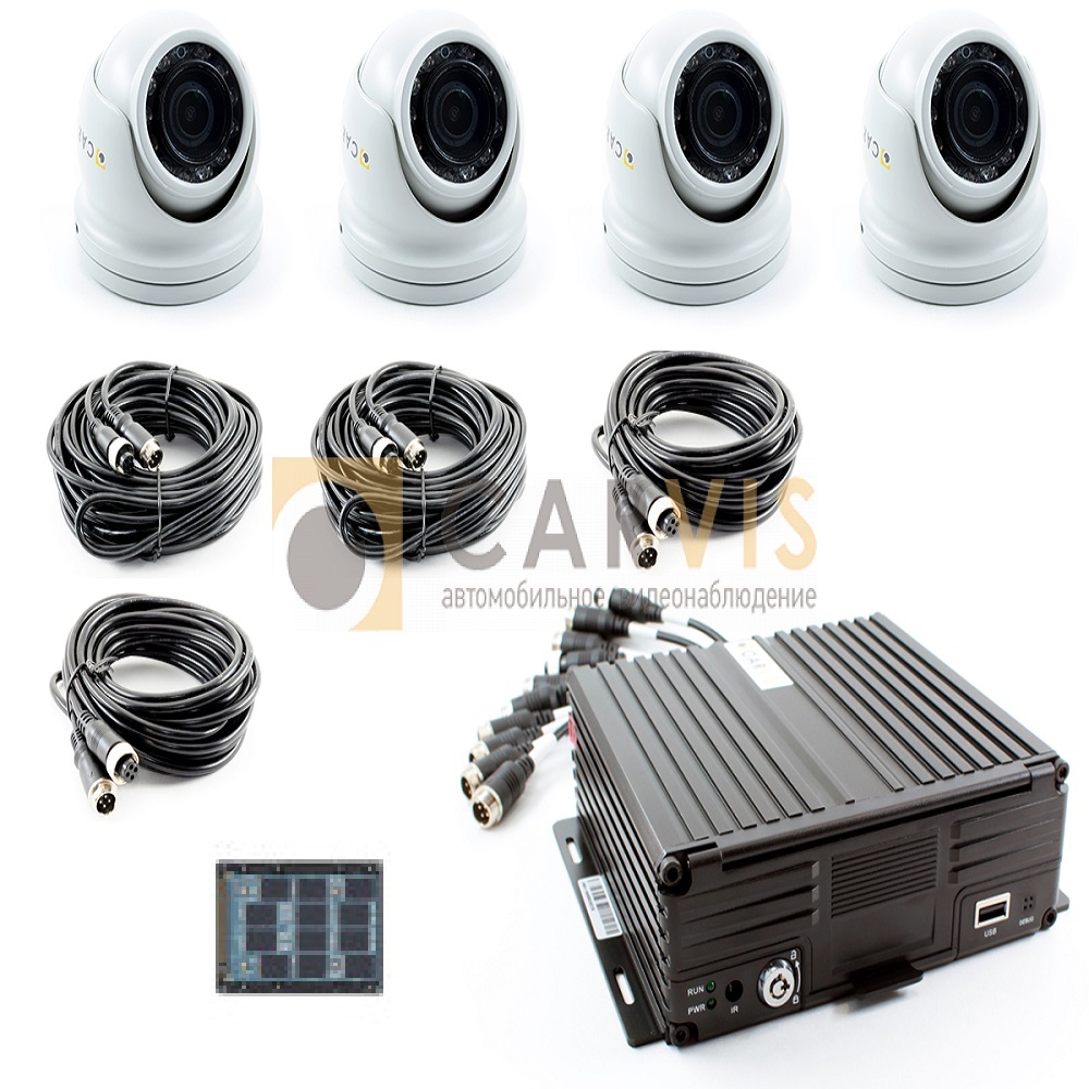 Комплект видеонаблюдения для автобуса под 969 Постановление СТАНДАРТ - ООО "Где Авто"