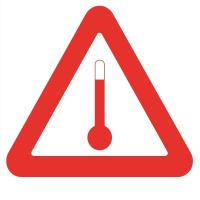 Маркировочный знак для веществ, перевозимых при повышенной температуре Маркировочный знак для веществ, перевозимых при повышенной температуре