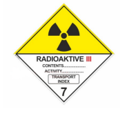 Знак Опасный груз. Подкласс 7С. Категория III