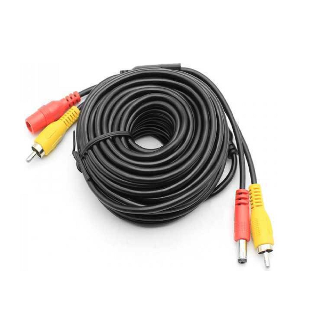 Кабель RCA+DC 3 метра для камеры (стандартного качества) - ООО "Где Авто"