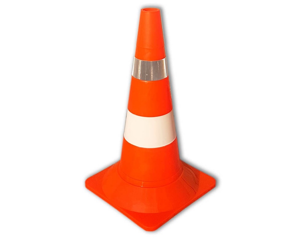 КОНУС СИГНАЛЬНЫЙ УТЯЖЕЛЕННЫЙ (500мм,1 белая полоса,1 светоотражающая) - ООО "Где Авто" КОНУС СИГНАЛЬНЫЙ УТЯЖЕЛЕННЫЙ (500мм,1 белая полоса,1 светоотражающая) - ООО "Где Авто"