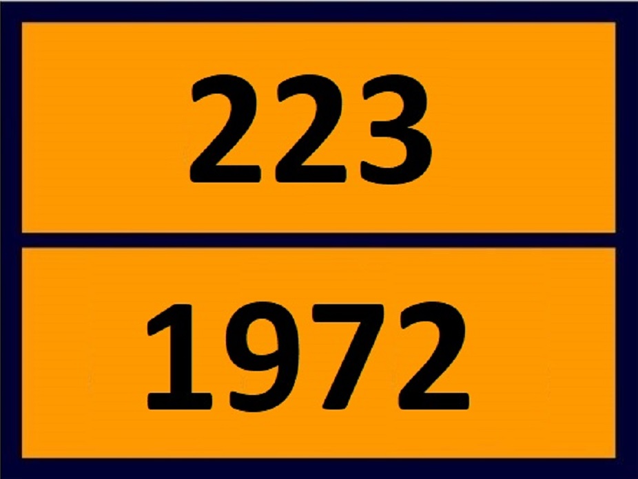 ТАБЛИЧКА ОПАСНЫЙ ГРУЗ  223-1972 Метан охлажденный жидкий - ООО "Где Авто"