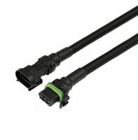 Монтажный кабель в пластмассовом гофрорукаве (700 мм)