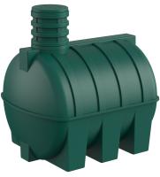 Подземная емкость D 5000 литров зеленая