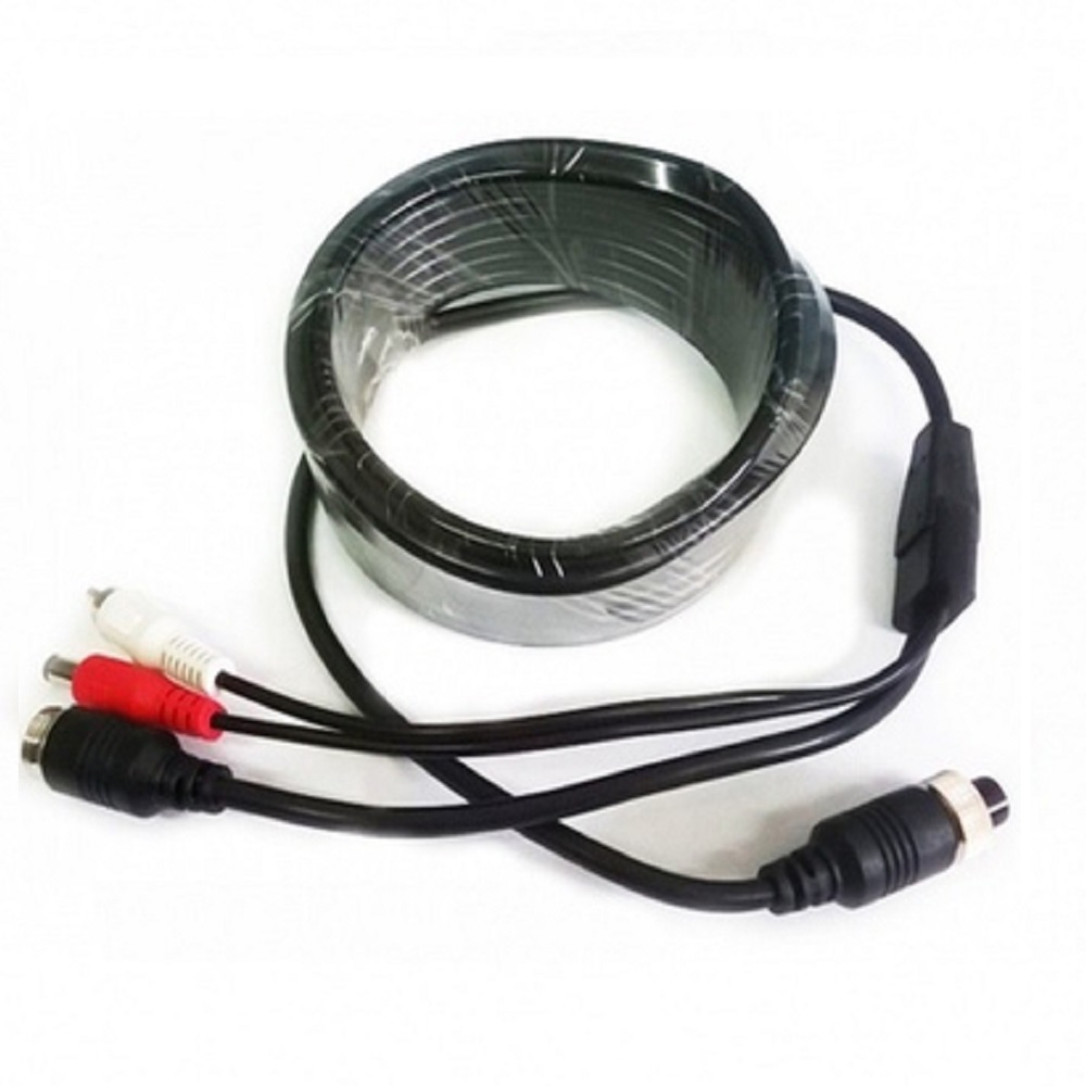 Соединительный кабель для камер (4pin) + микрофон (RCA) NSCAR 3 метра - ООО "Где Авто"