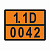 ТАБЛИЧКА ОПАСНЫЙ ГРУЗ 1.1D-0042 заряды подрывные ПТП - ООО "Где Авто"