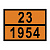 ТАБЛИЧКА ОПАСНЫЙ ГРУЗ 23-1954 газ сжатый легковоспламеняющийся, н.у.к. - ООО "Где Авто"