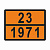ТАБЛИЧКА ОПАСНЫЙ ГРУЗ 23-1971 метан сжатый или газ природный сжатый с высоким содержанием метана - ООО "Где Авто"