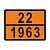 ТАБЛИЧКА ОПАСНЫЙ ГРУЗ 22-1963 гелий охлажденный жидкий - ООО "Где Авто"