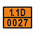 ТАБЛИЧКА ОПАСНЫЙ ГРУЗ 1.1D-0027 порох дымный (порох черный) гранулированный или в порошке - ООО "Где Авто"
