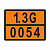 ТАБЛИЧКА ОПАСНЫЙ ГРУЗ 1.3G-0054 патроны сигнальные - ООО "Где Авто"